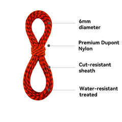 SEAMUS 4mm Accessory Cord-ORANGE